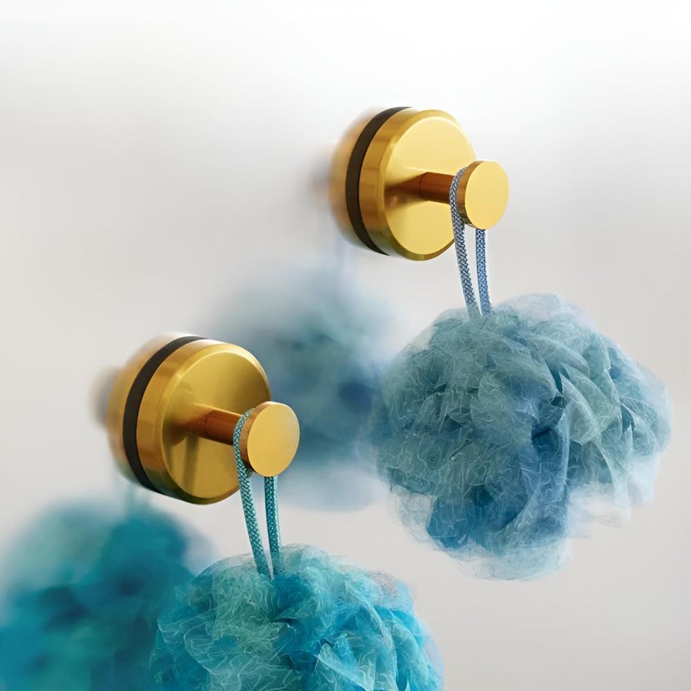 Grip Lock Shower Hooks – Strong Adhesive Waterproof Bathroom Hooks