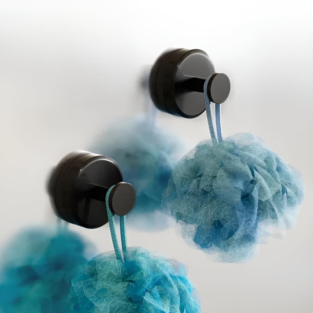 Grip Lock Shower Hooks – Strong Adhesive Waterproof Bathroom Hooks