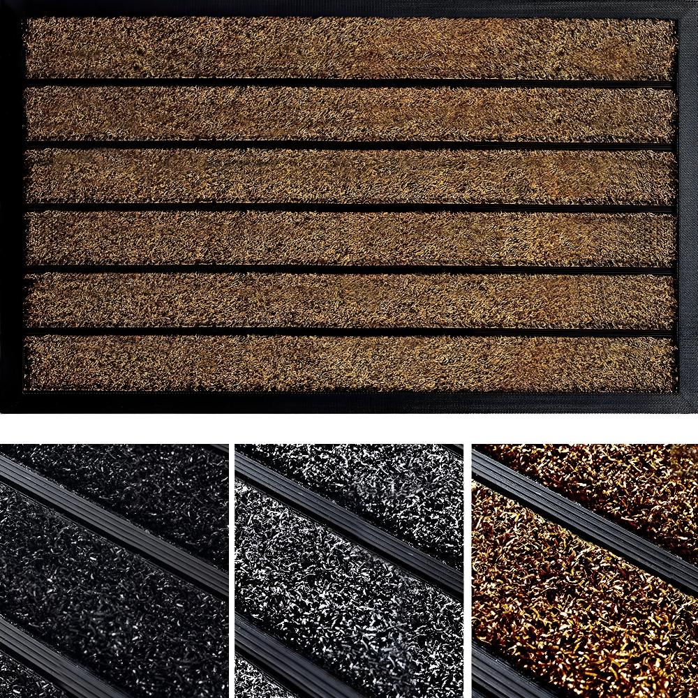 Stripe Master Door Mat – Absorbent Non-Slip Striped Entryway Mat