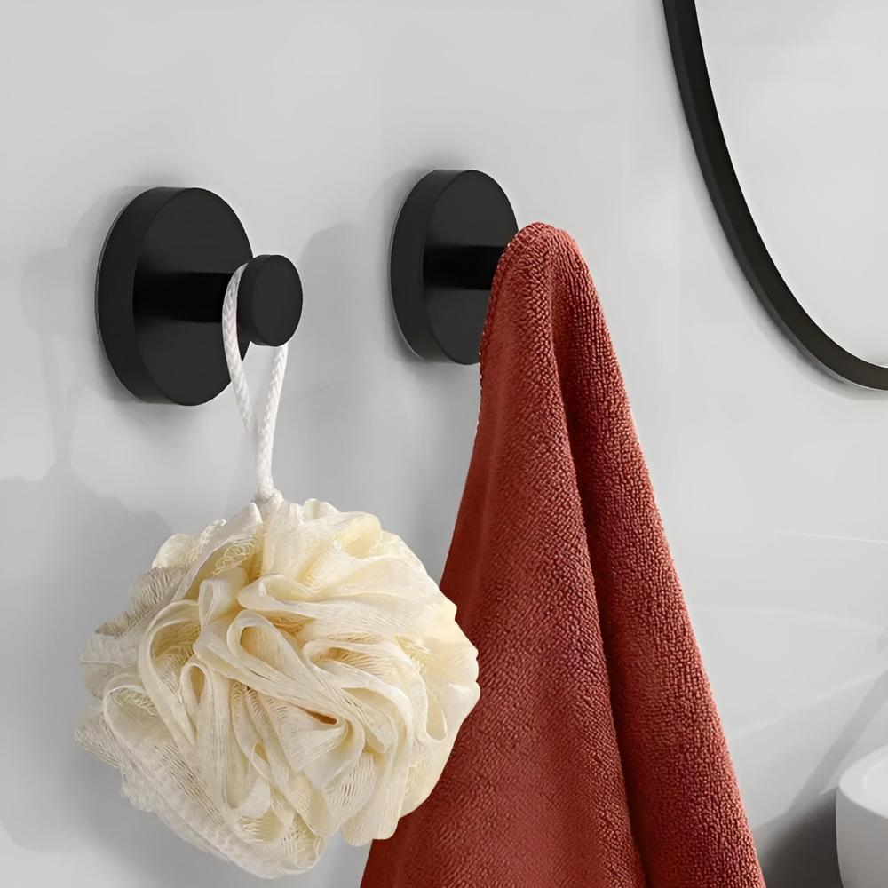 Grip Lock Shower Hooks – Strong Adhesive Waterproof Bathroom Hooks