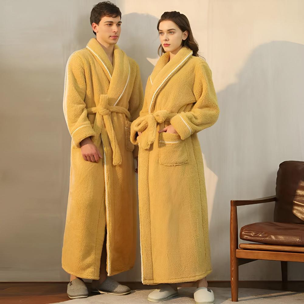 Sherpa Comfort Bathrobe – Ultra-Soft Plush Warm Robe