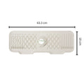 Aqua Slope Rubber Faucet Sink Mat – Draining Splash Guard for Taps