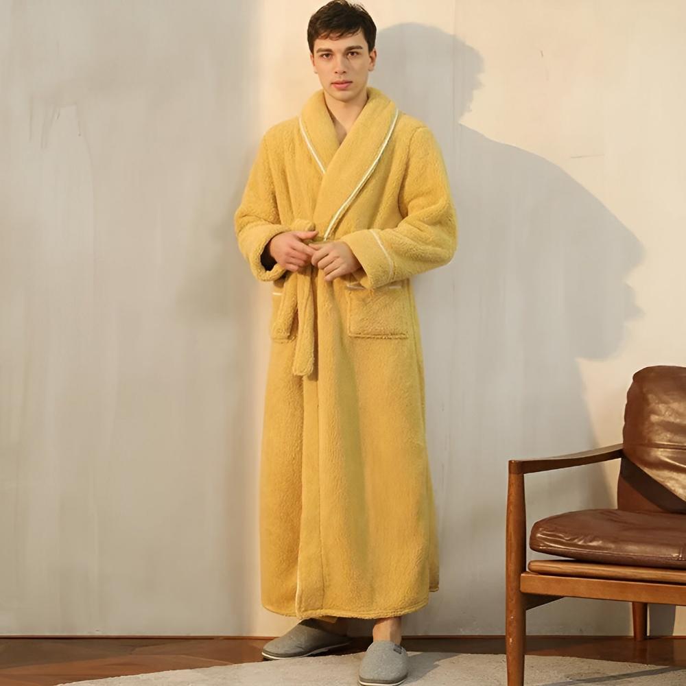 Sherpa Comfort Bathrobe – Ultra-Soft Plush Warm Robe