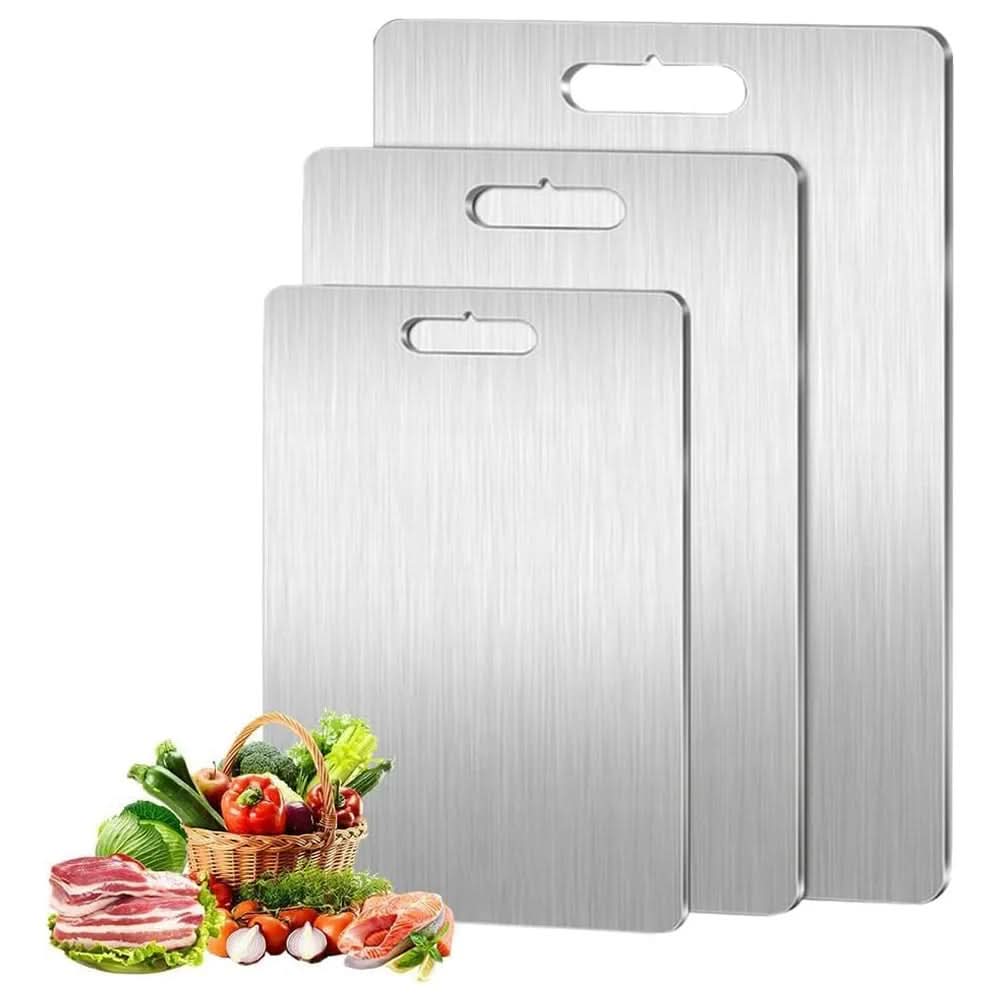 TITANCLEAN Stainless Steel Cutting Board – Hygienic Prep Surface