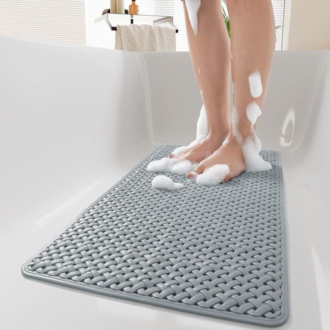 GripMaster Bathtub Mat – Extra-Long Non-Slip Shower & Tub Mat