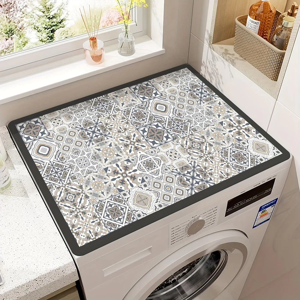 BohoShield Appliance Mat – Absorbent Protective Washer & Dryer Mat