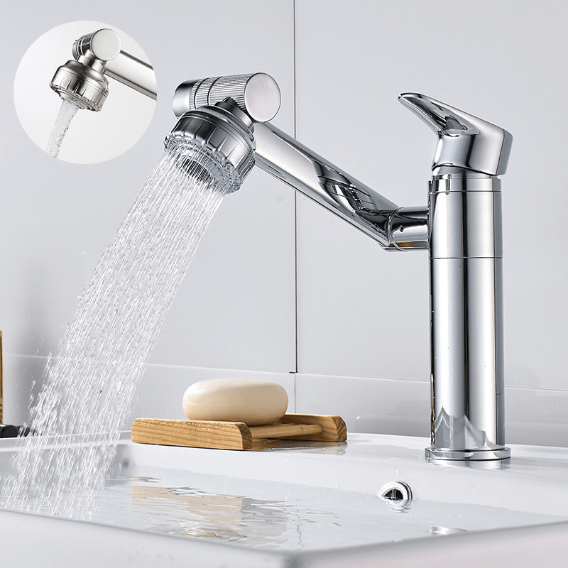 FLEXISPOUT 360° Flexible Faucet Sprayer – Rotating Sink Tap Extender