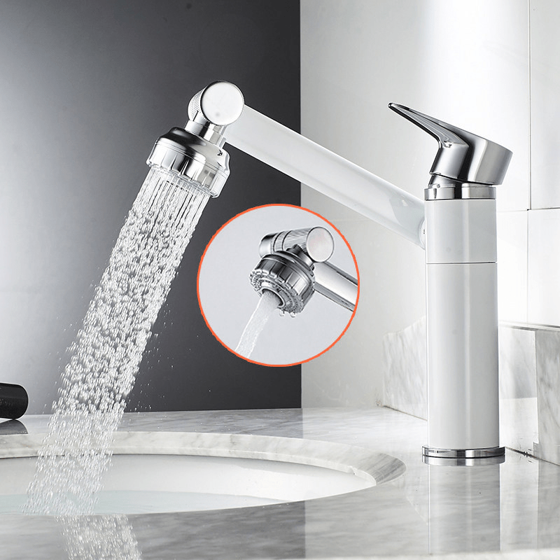 FLEXISPOUT 360° Flexible Faucet Sprayer – Rotating Sink Tap Extender