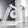 FLEXISPOUT 360° Flexible Faucet Sprayer – Rotating Sink Tap Extender