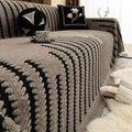 Heritage Plush Tufted Sofa Cover – Soft Non-Slip Couch Slipcover