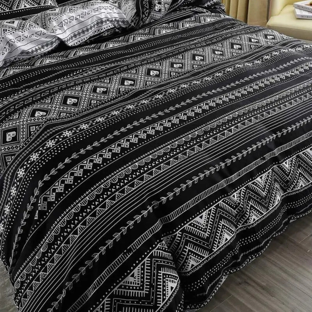 Avenzo Modern Boho Duvet Cover Set – Stylish Geometric Bedding