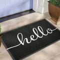 Hello Luxe Door Mat – Stylish Absorbent Non-Slip Entryway Mat