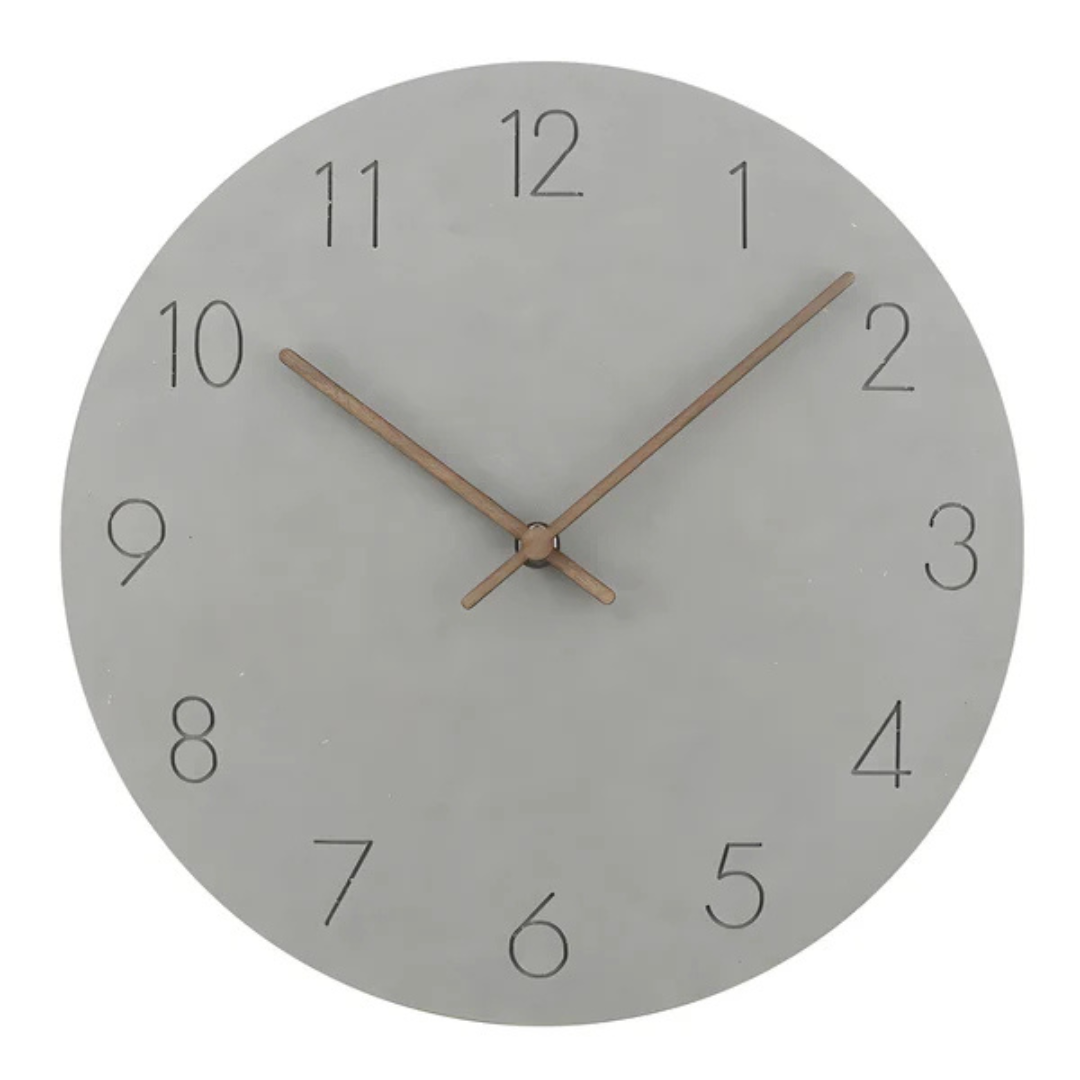 Nork Minimalist Wall Clock – Contemporary Wood-Design Silent Clock