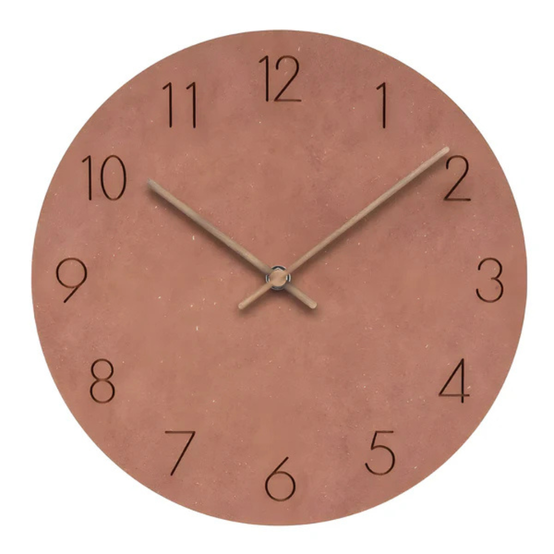 Nork Minimalist Wall Clock – Contemporary Wood-Design Silent Clock