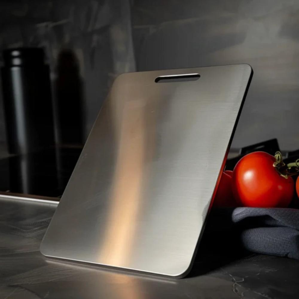 Premium Stainless Steel Chopping Board – Hygienic Durable Prep Board