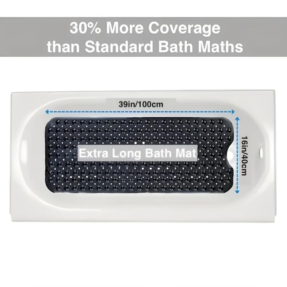 Max Grip Bathtub Mat – Non-Slip Easy-Clean Tub & Shower Mat