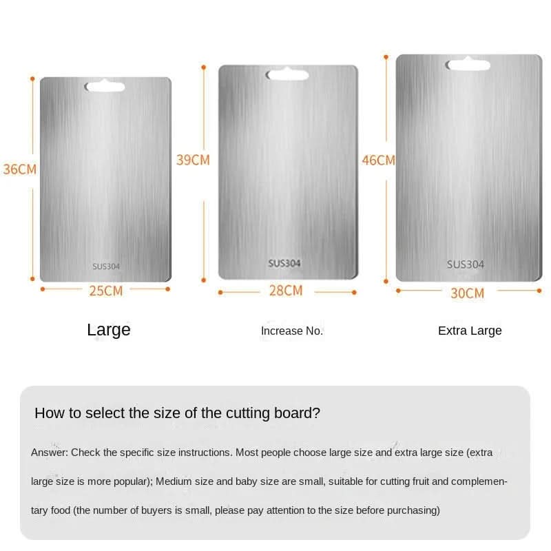 TITANCLEAN Stainless Steel Cutting Board – Hygienic Prep Surface