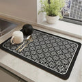 Mandala Kitchen Dish Drying Mat – Absorbent Quick-Dry Countertop Mat