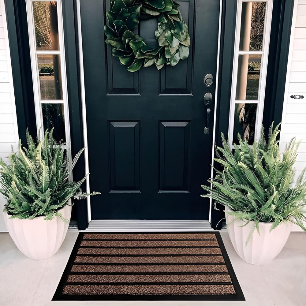 Stripe Master Door Mat – Absorbent Non-Slip Striped Entryway Mat
