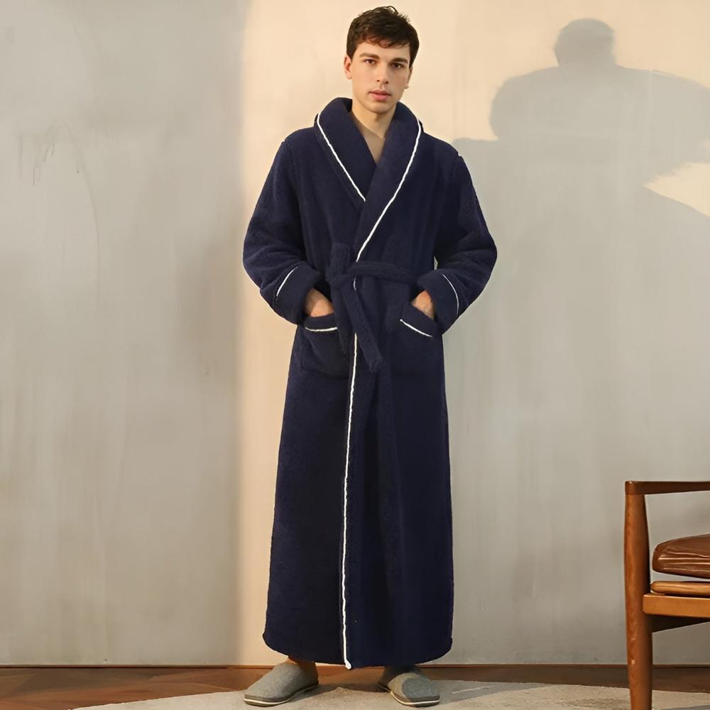 Sherpa Comfort Bathrobe – Ultra-Soft Plush Warm Robe