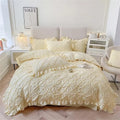 Belle Cotton Plush Ruffle Bedding Set (4 Pcs) – Soft Cosy Bedding