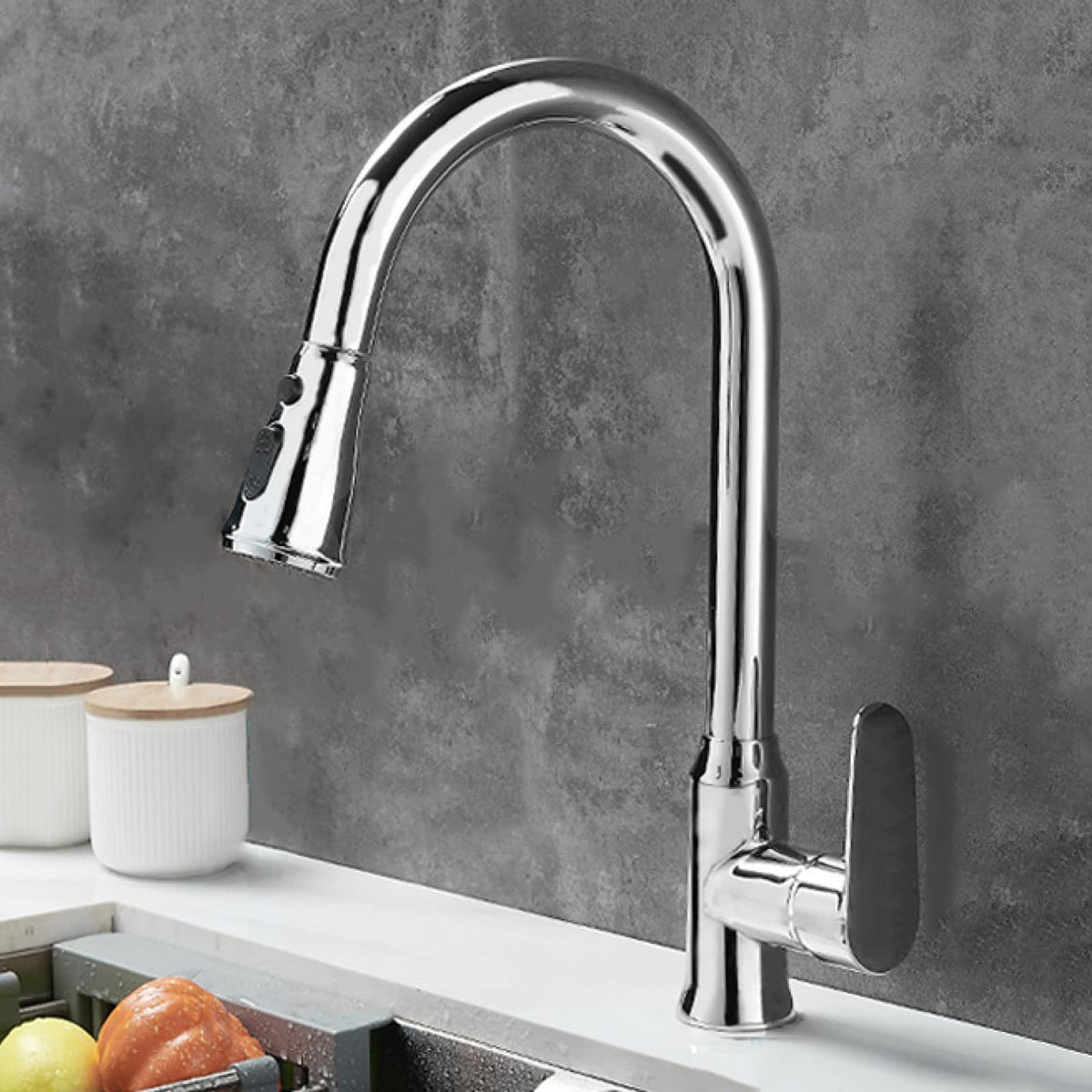 SWIVELUX 360° Pull-Out Kitchen Faucet – Elegant Swivel Mixer Tap
