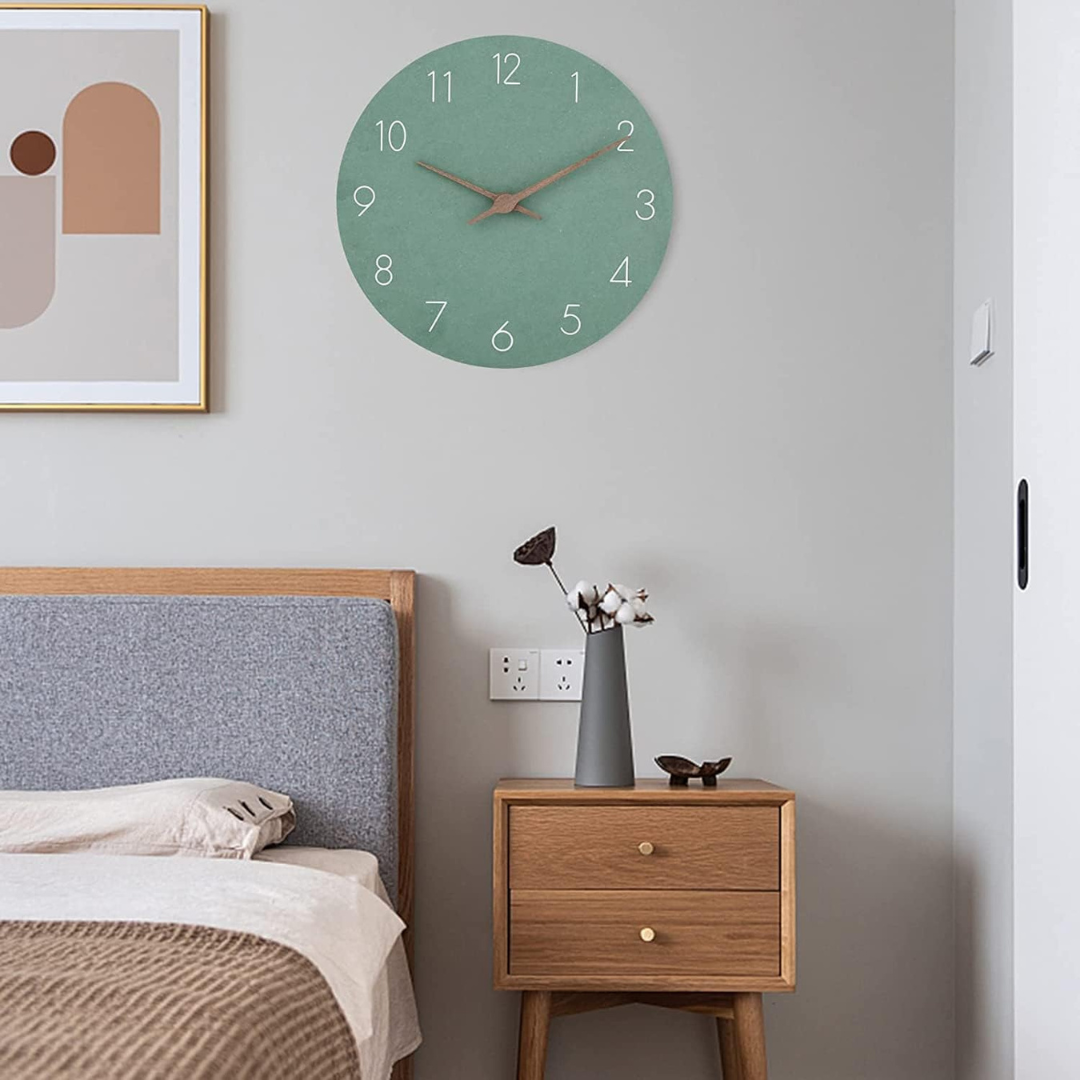 Nork Minimalist Wall Clock – Contemporary Wood-Design Silent Clock