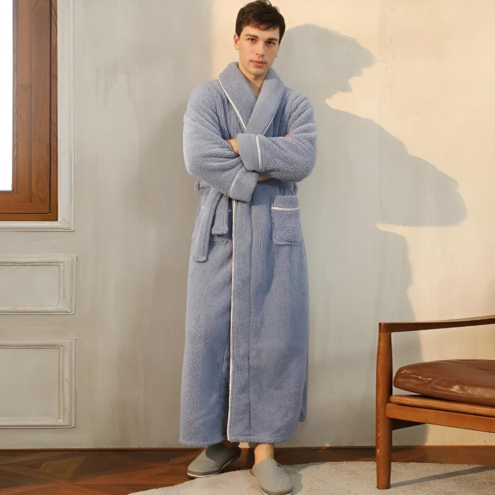 Sherpa Comfort Bathrobe – Ultra-Soft Plush Warm Robe