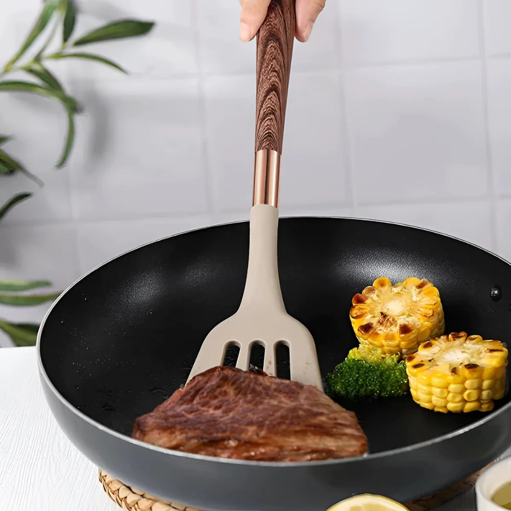 Luxe Silicone Cooking Utensils – 10-Piece Non-Stick Kitchen Tool Set