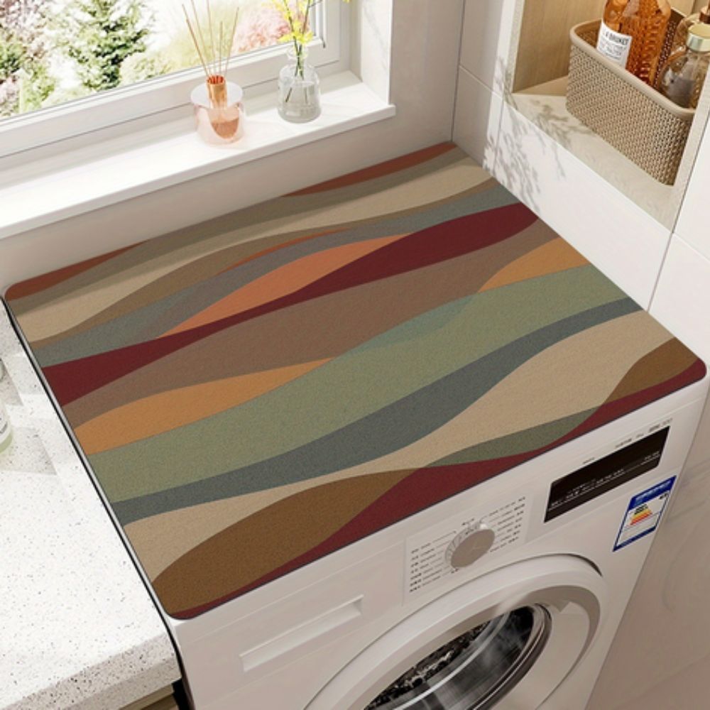 BohoShield Appliance Mat – Absorbent Protective Washer & Dryer Mat