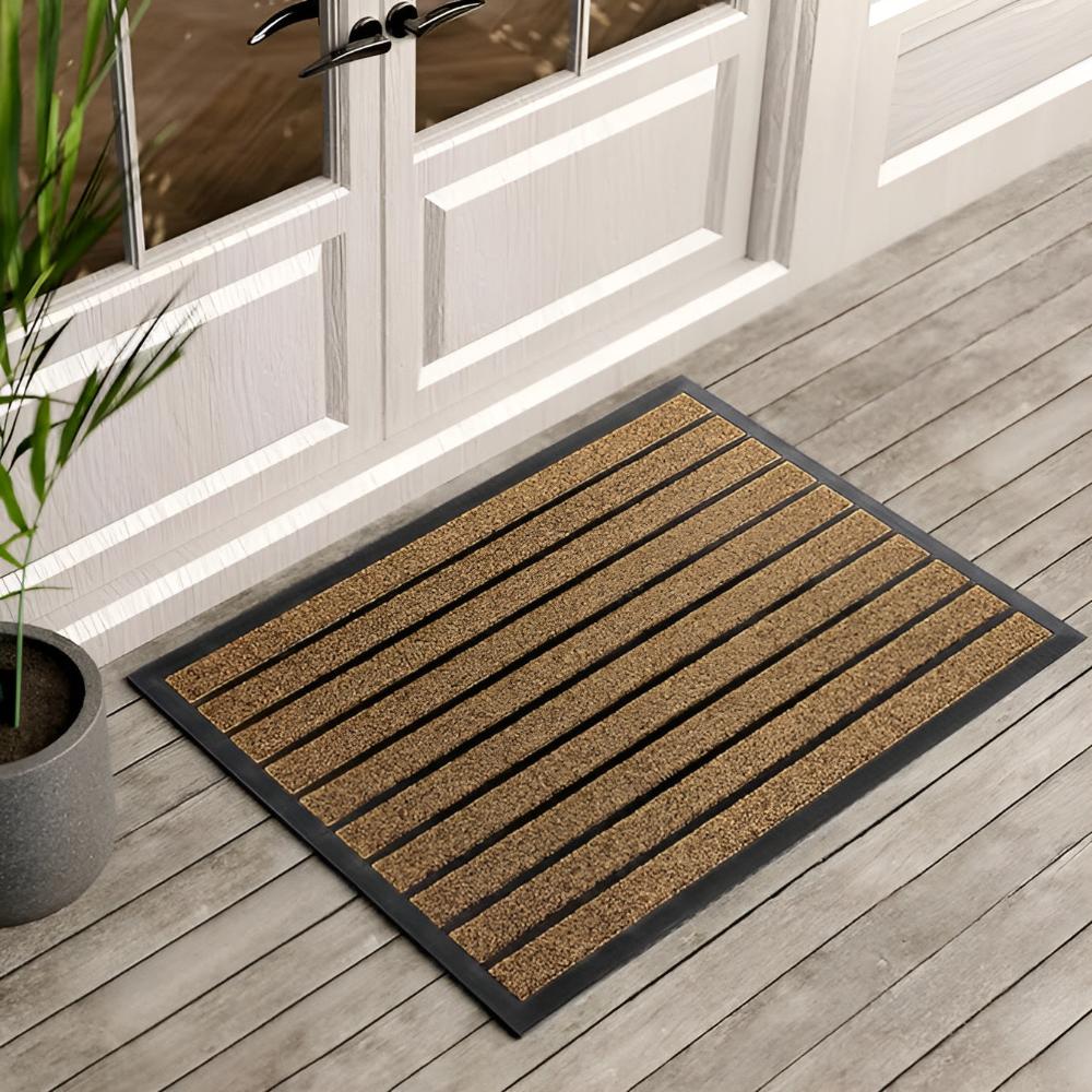 Stripe Master Door Mat – Absorbent Non-Slip Striped Entryway Mat