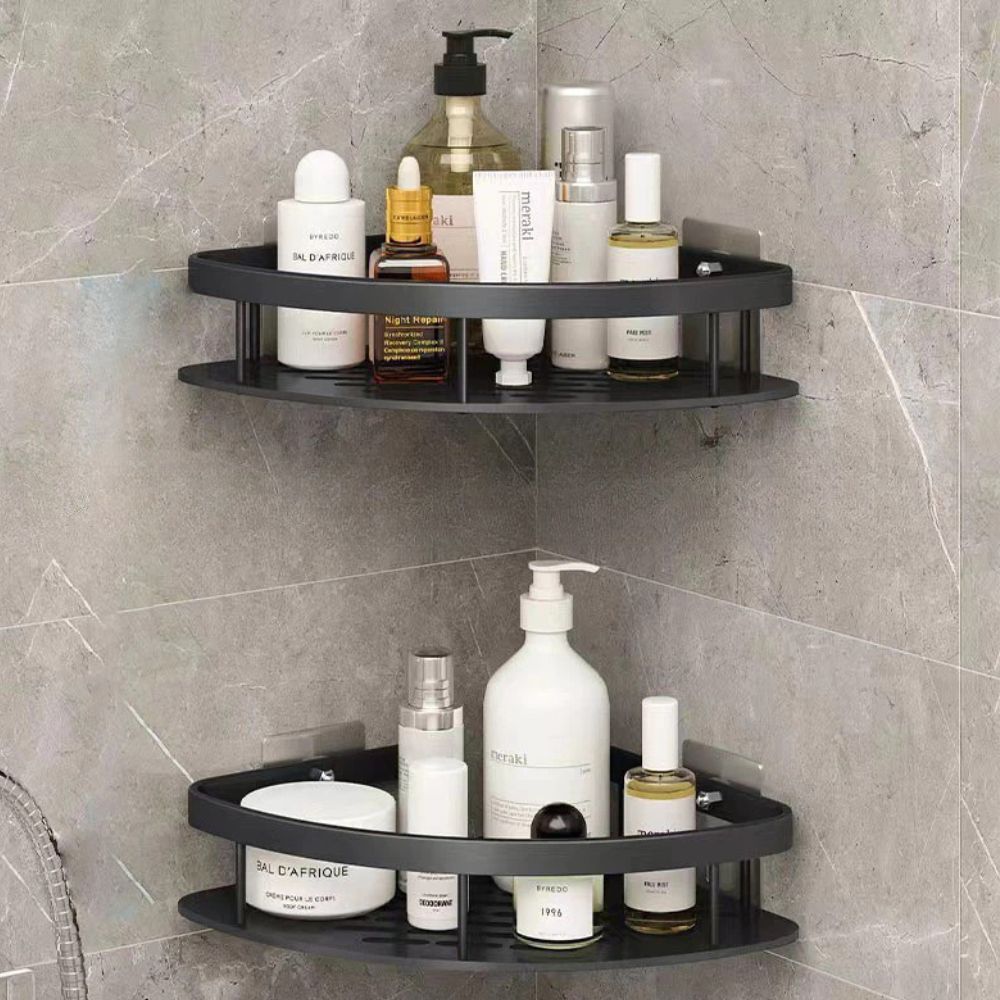 Aluma Curve Shower Caddy – Rustproof Aluminium Shelf Organizer