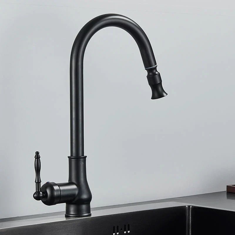 SMARTSPOUT Pull-Out Kitchen Faucet – Antique Bronze Mixer Tap