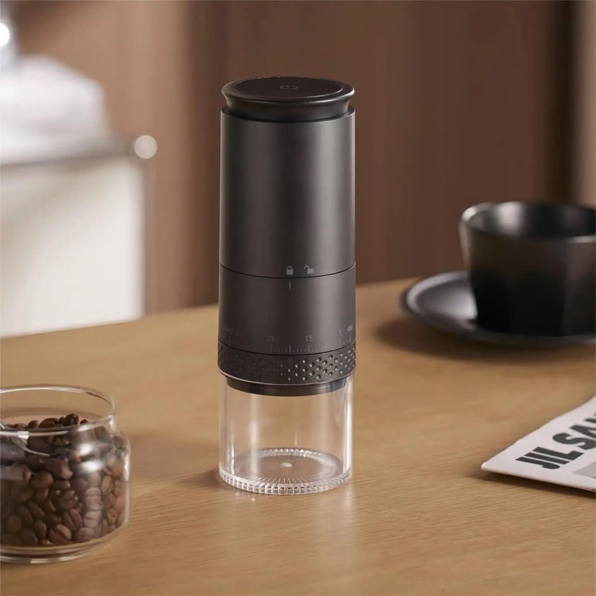 GrindPro Electric Coffee Grinder – 38 Settings with USB-C Charging