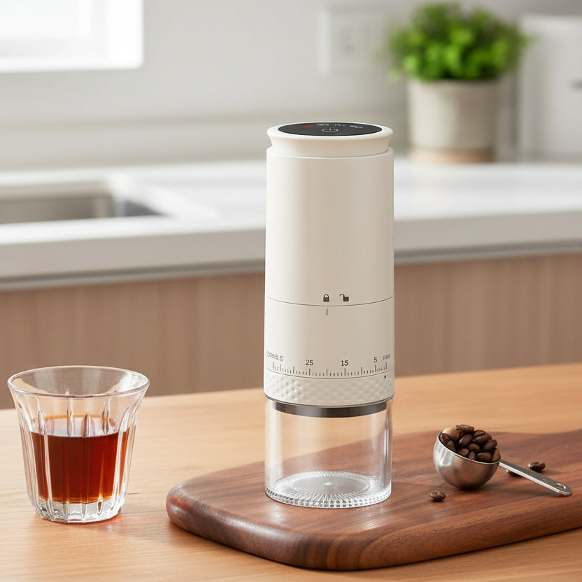 GrindPro Electric Coffee Grinder – 38 Settings with USB-C Charging