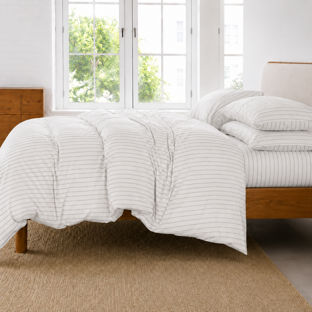 Maluno Gestreifte Bettwäsche – Zeitlose Eleganz für Ihr Schlafzimmer