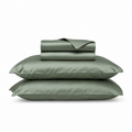 Grüne Satin Bettwäsche 200x200cm – Weiche Bettwäsche mit Kissenbezügen für maximalen Schlafkomfort und ein stilvolles Schlafzimmer