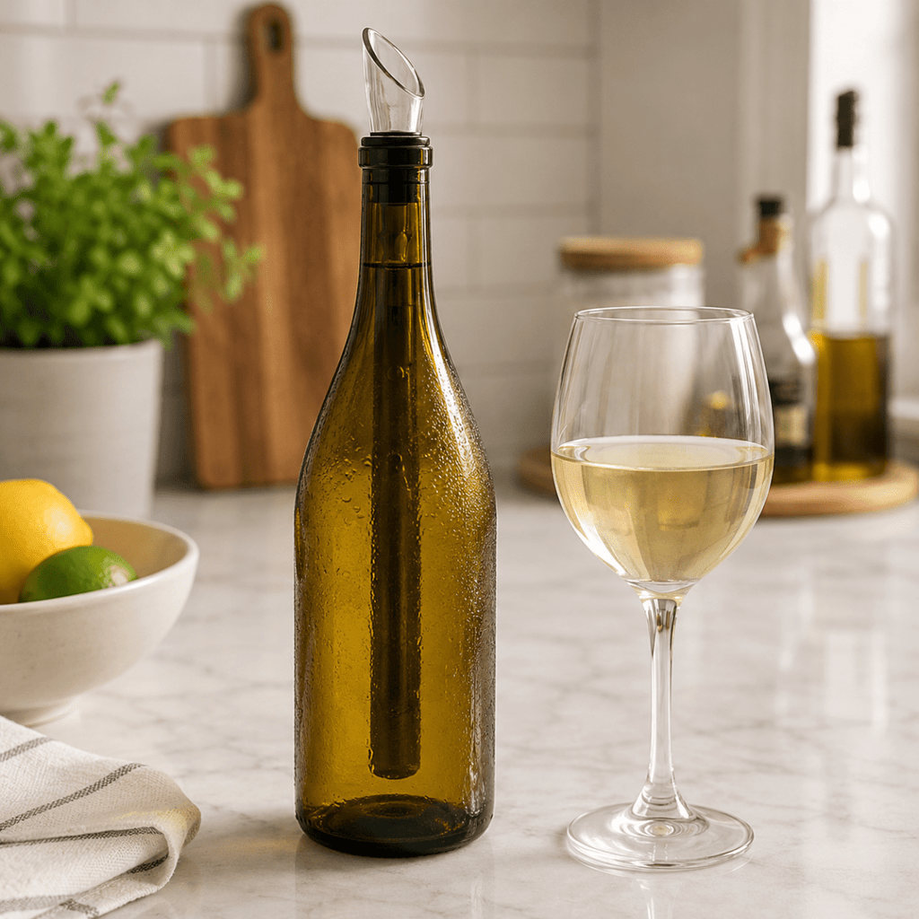 CHILLCORE 3-in-1 Wine Chiller Stick – Cooling Rod with Aerator & Pourer