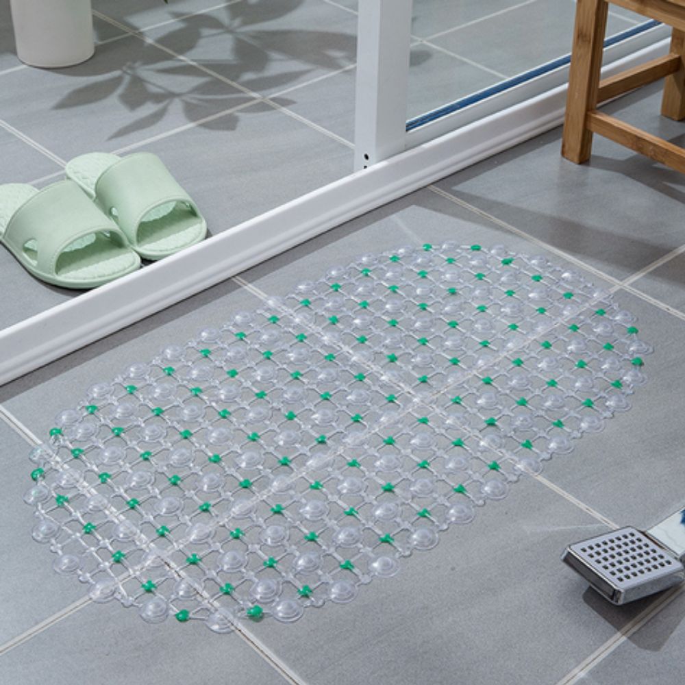 Velvra Non-Slip Shower Mat – Clear Antibacterial Tub & Shower Mat
