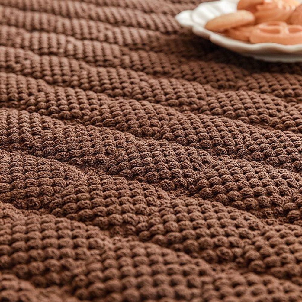 Corduroy Comfort Sofa Seat Cover – Soft Non-Slip Couch Protector