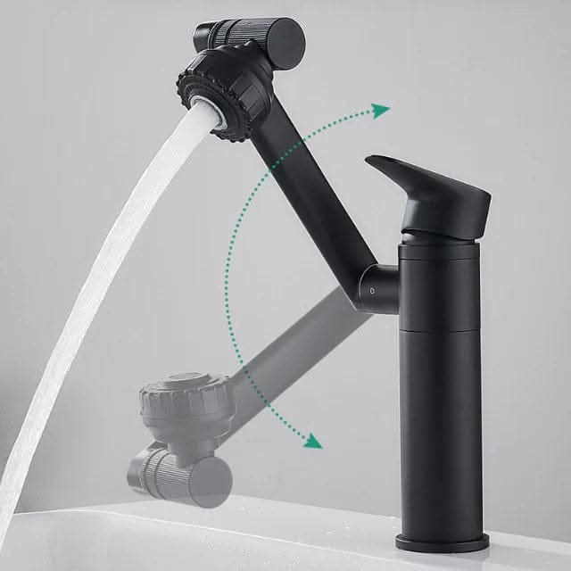 FLEXISPOUT 360° Flexible Faucet Sprayer – Rotating Sink Tap Extender