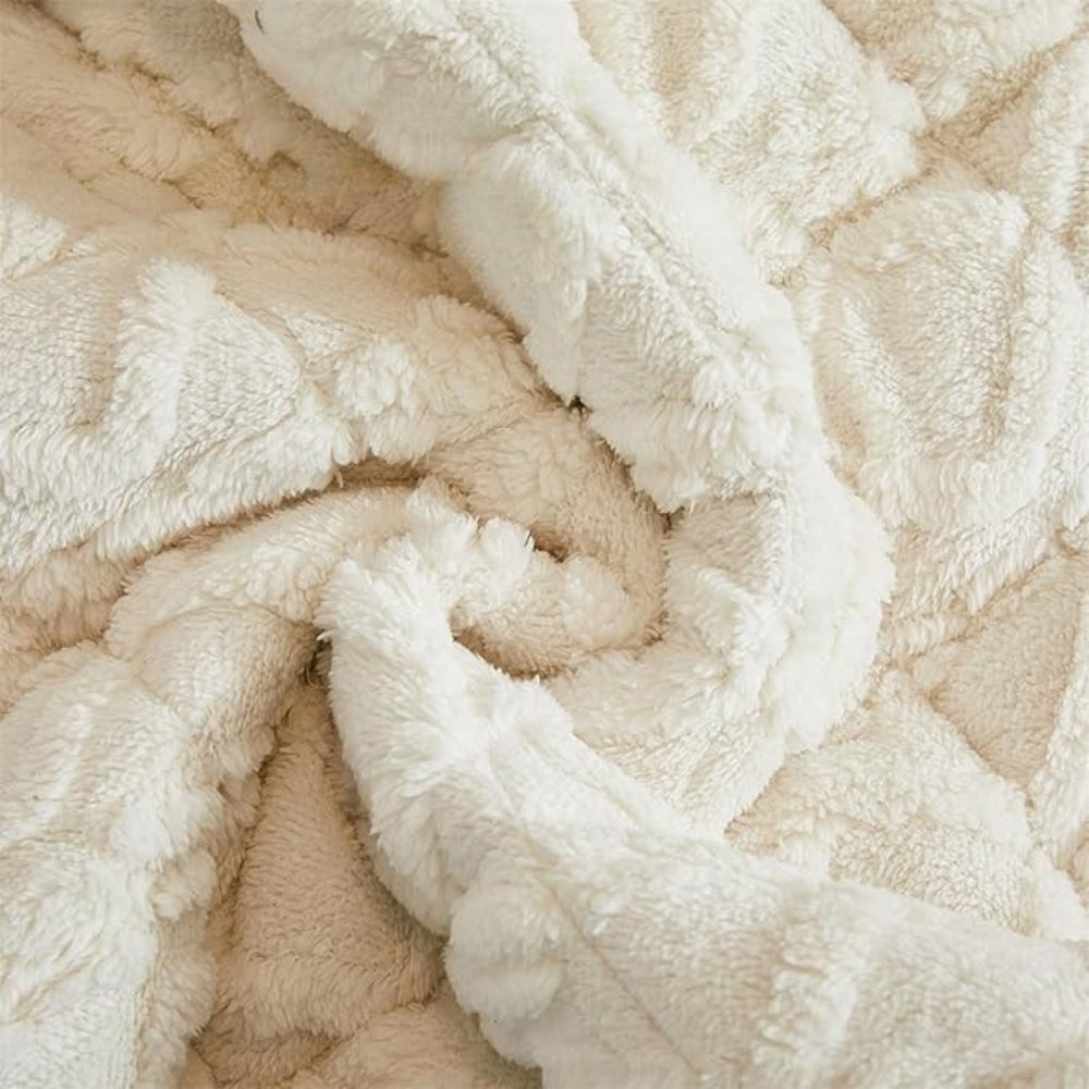 Snuggle Sherpa Sofa Cover – Ultra-Soft Plush Non-Slip Couch Protector