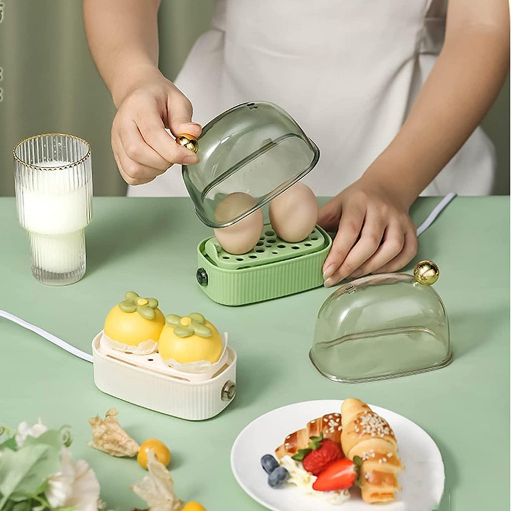 BOILEASY Electric Egg Cooker & Poacher – 3 Adjustable Heat Settings