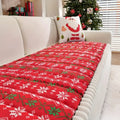 Festive Holiday Sofa Cover – Cozy Winter Christmas Couch Slipcover