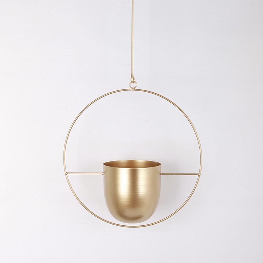 FloraFrame Hanging Planter – Modern Minimalist Iron Plant Holder