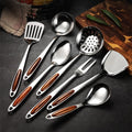 PROCHEF Stainless Steel Kitchen Utensil Set – Ergonomic Cooking Tools