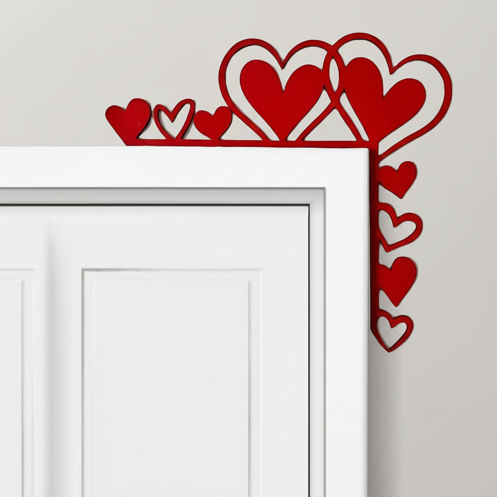 Heart Frame Acrylic Mirror Wall Sticker – Decorative Room Accent