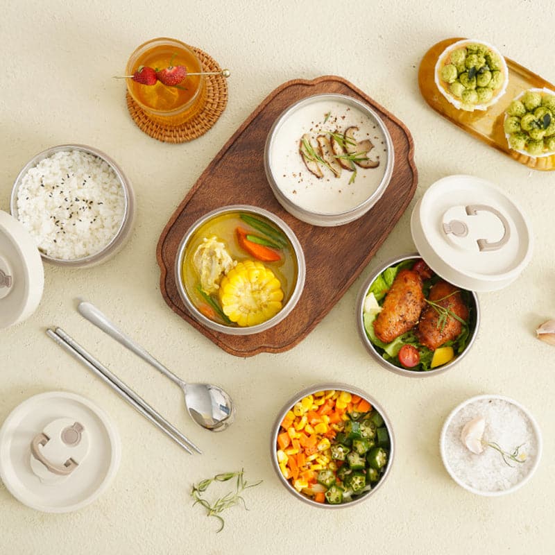 HEATLOX Insulated Lunch Box – Double-Wall Thermal Food Container