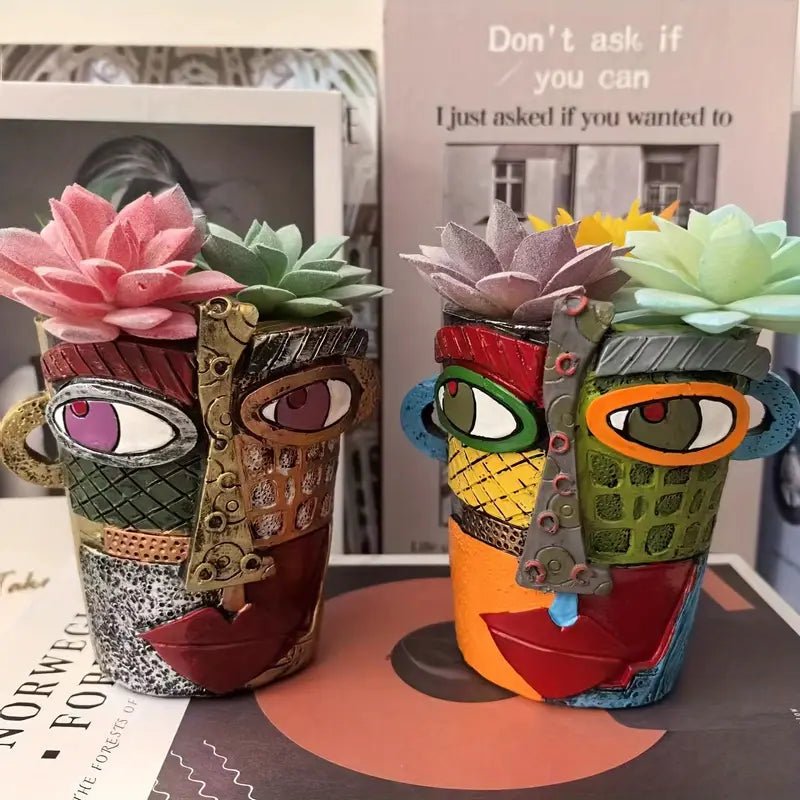 BOTANIKA Artistic Picasso Plant Pot – Indoor & Outdoor Planter