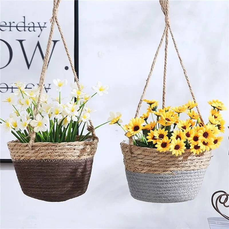 MACRAHANG Jute Hanging Planter – Stylish Indoor & Outdoor Plant Holder